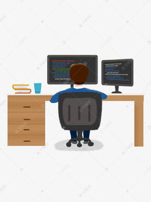 手繪卡通男孩玩電腦 千庫(kù)網(wǎng)免費(fèi)素材助你打造生動(dòng)電腦動(dòng)畫設(shè)計(jì)